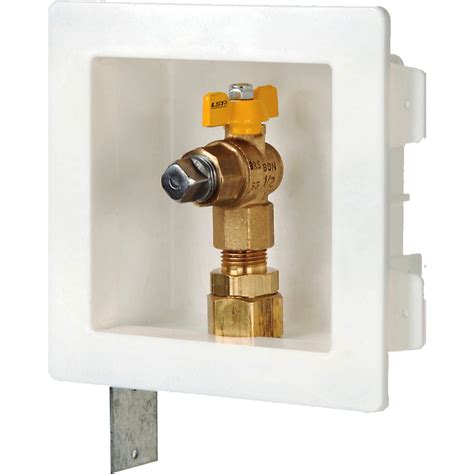 recessed gas outlet box